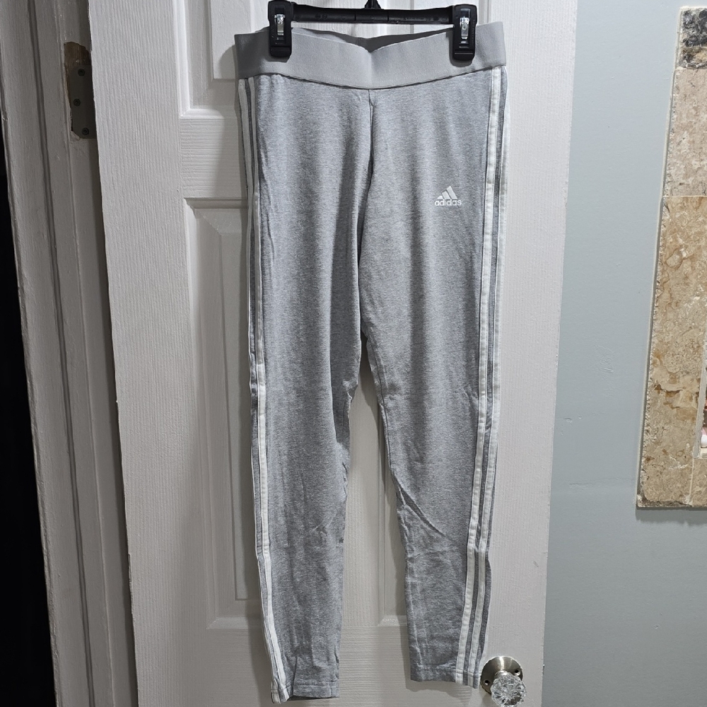 Adidas Gray Leggings Woman's Size M